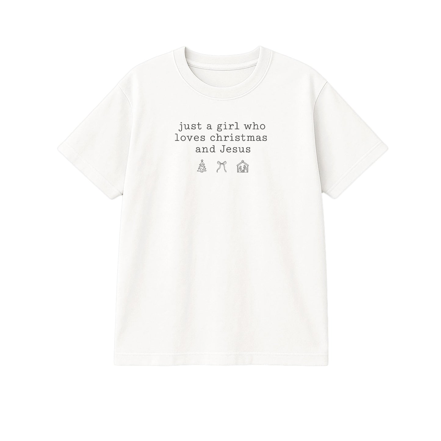 Love Christmas and Jesus Christian T-Shirt