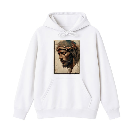 Jesus Cross With Crown Christian Hoodie