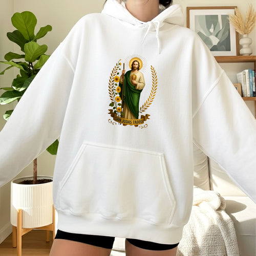 San Judas Tadeo Christian Hoodie