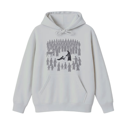 Just Touching Him Christian Hoodie