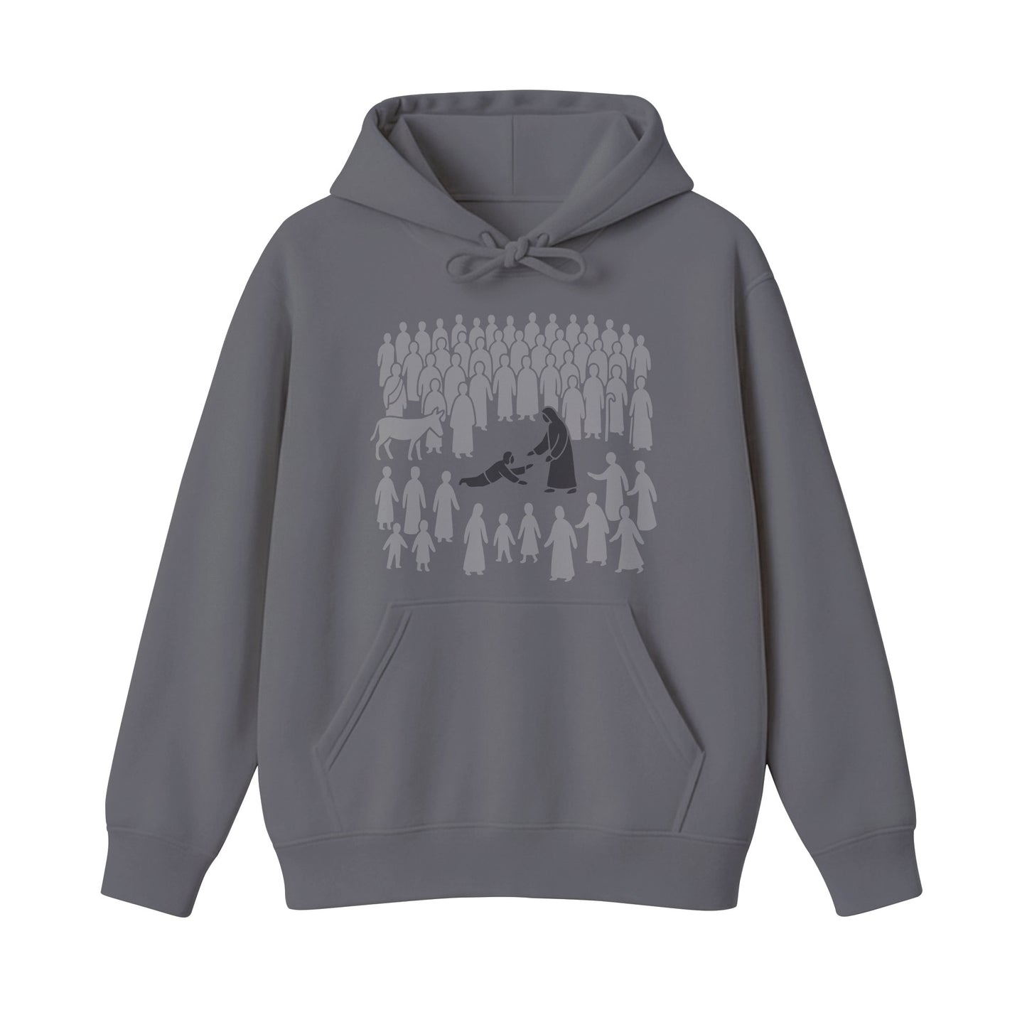 Just Touching Him Christian Hoodie