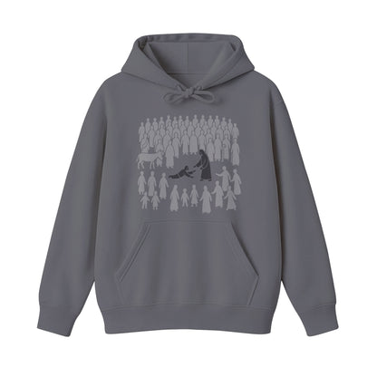 Just Touching Him Christian Hoodie