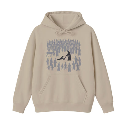 Just Touching Him Christian Hoodie