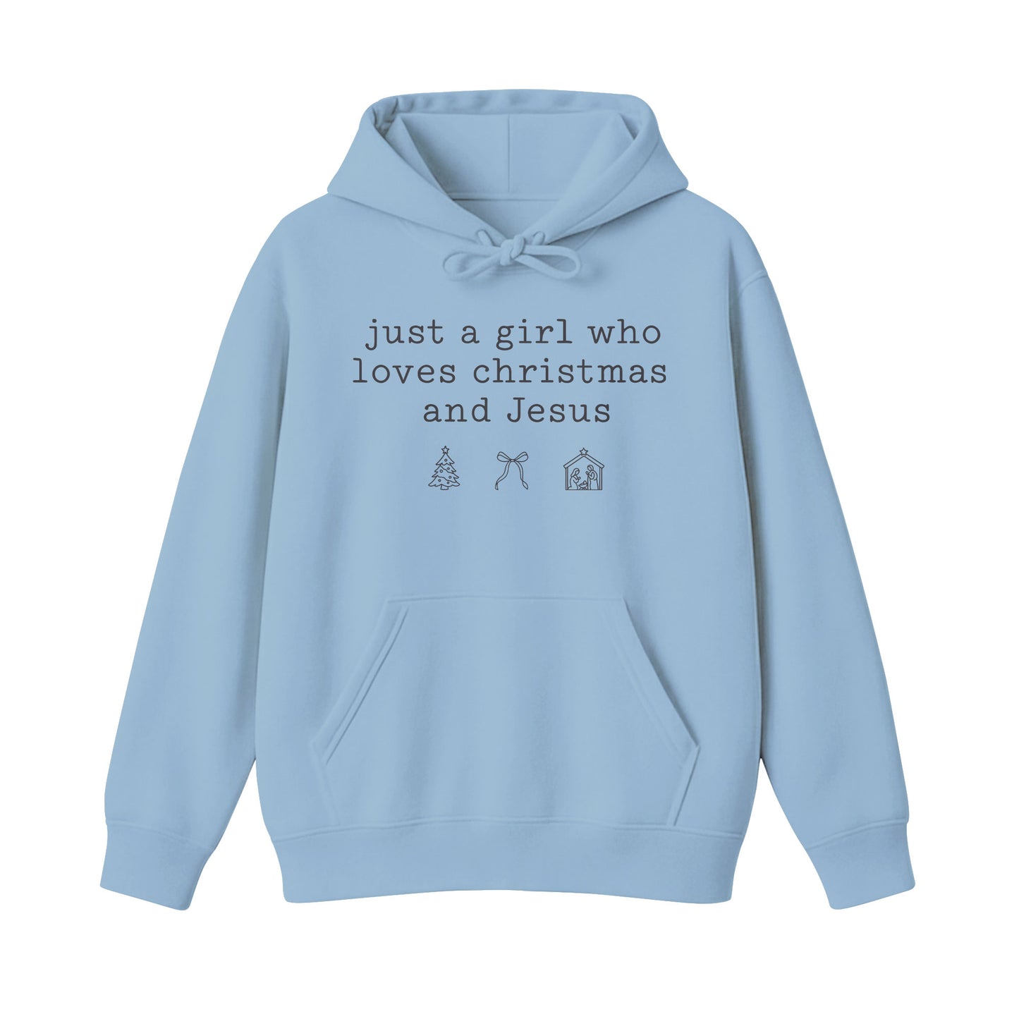 Love Christmas and Jesus Christian Hoodie