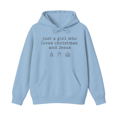 Love Christmas and Jesus Christian Hoodie