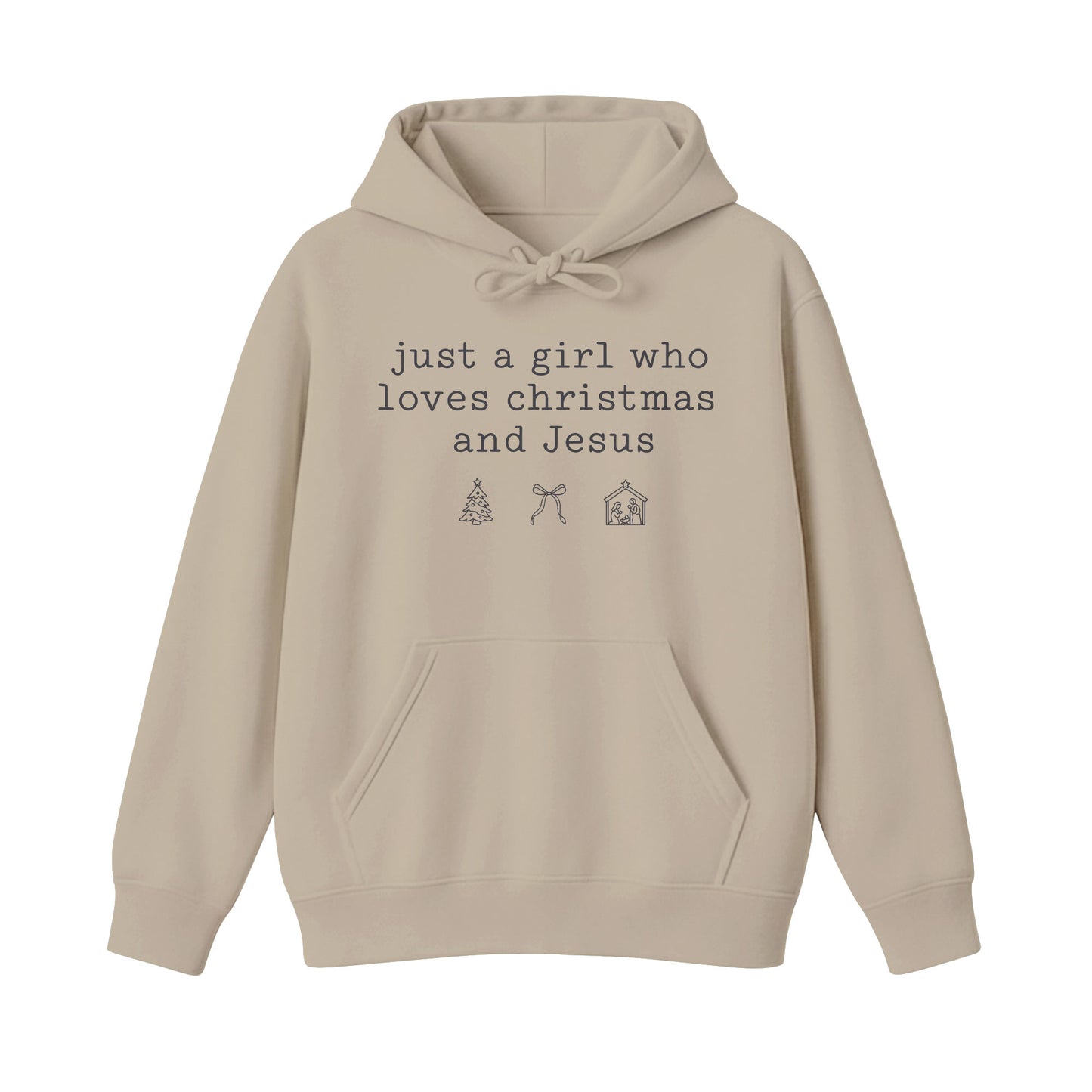 Love Christmas and Jesus Christian Hoodie