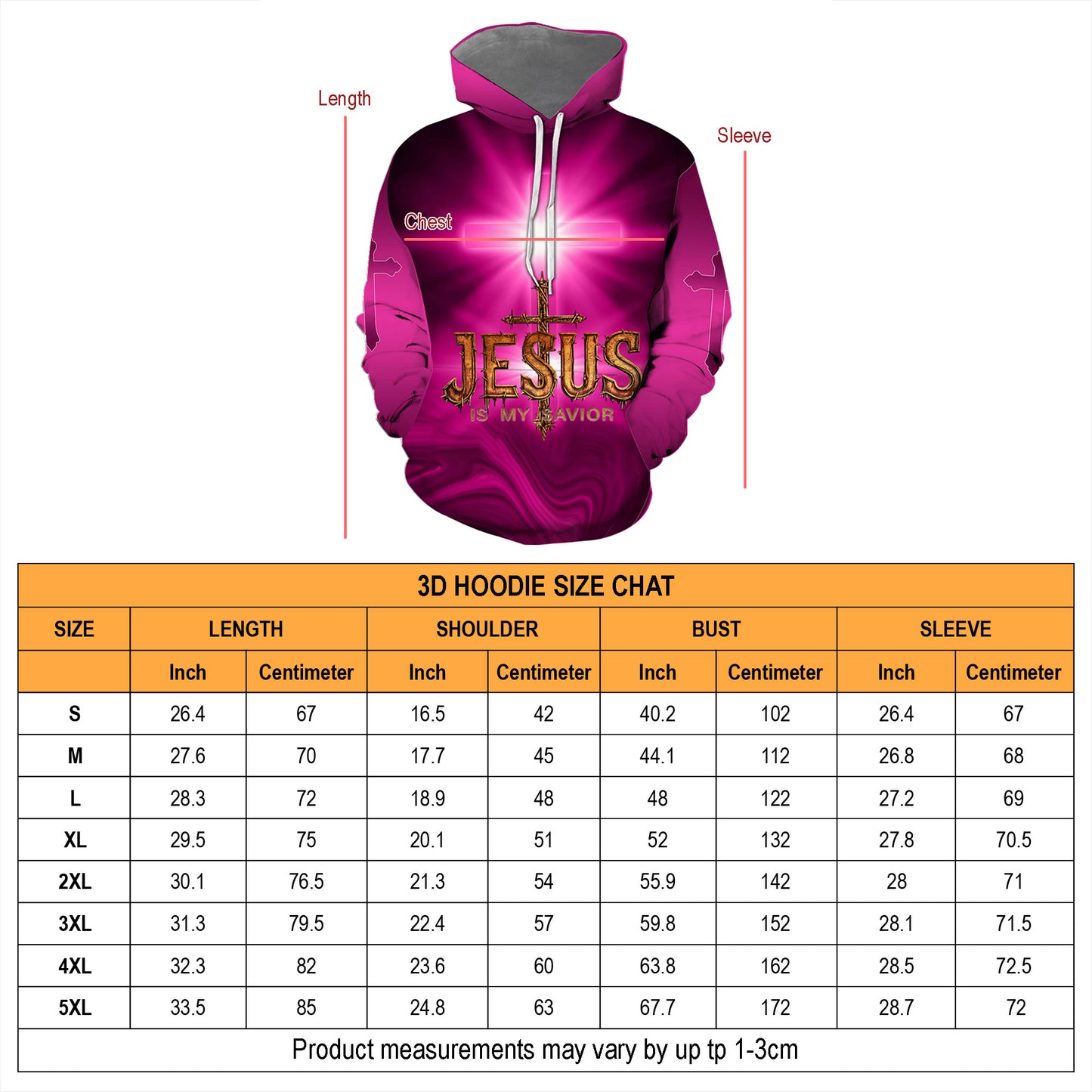 Is My Savior Christian Hoodie