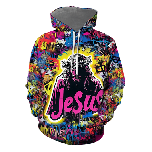 Christian Graffiti Style Hoodies