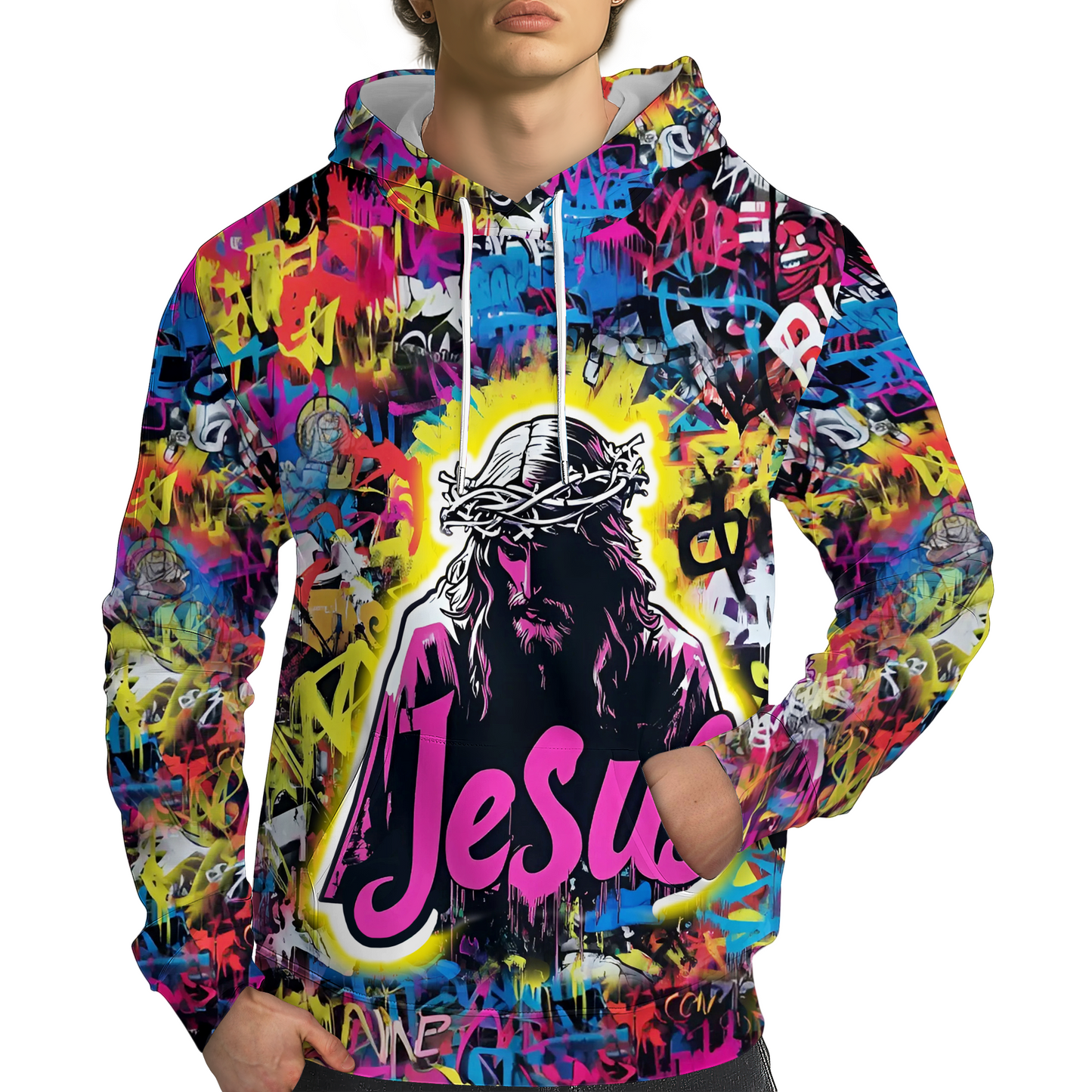 Christian Graffiti Style Hoodies