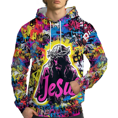 Christian Graffiti Style Hoodies