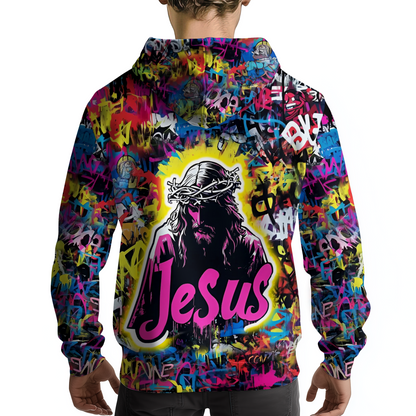 Christian Graffiti Style Hoodies