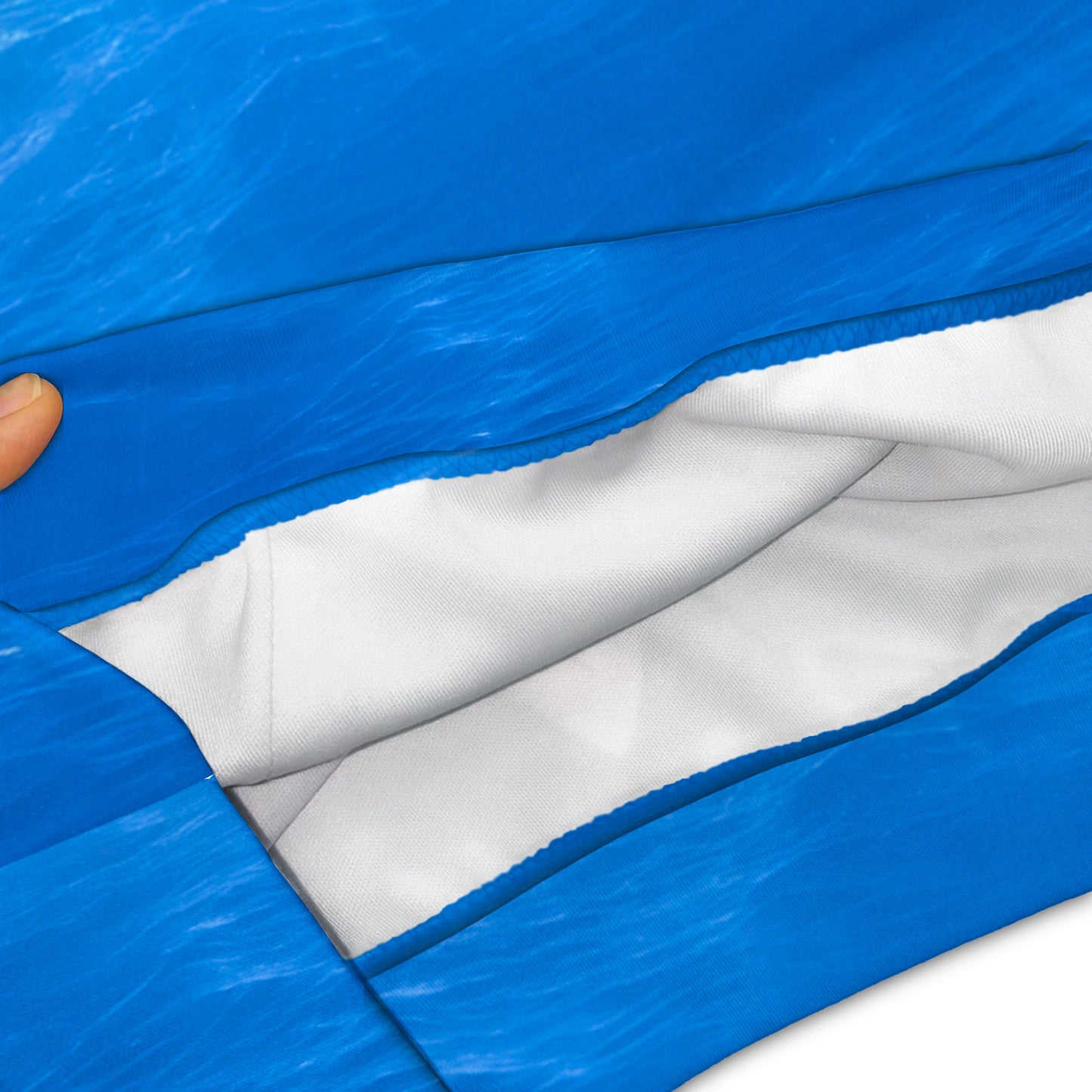 Is My Savior Blue Christian Hoodie