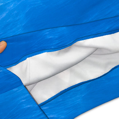 Is My Savior Blue Christian Hoodie