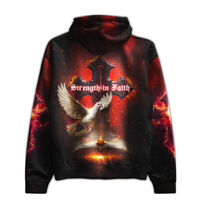 Strength of Faith Christian Hoodie