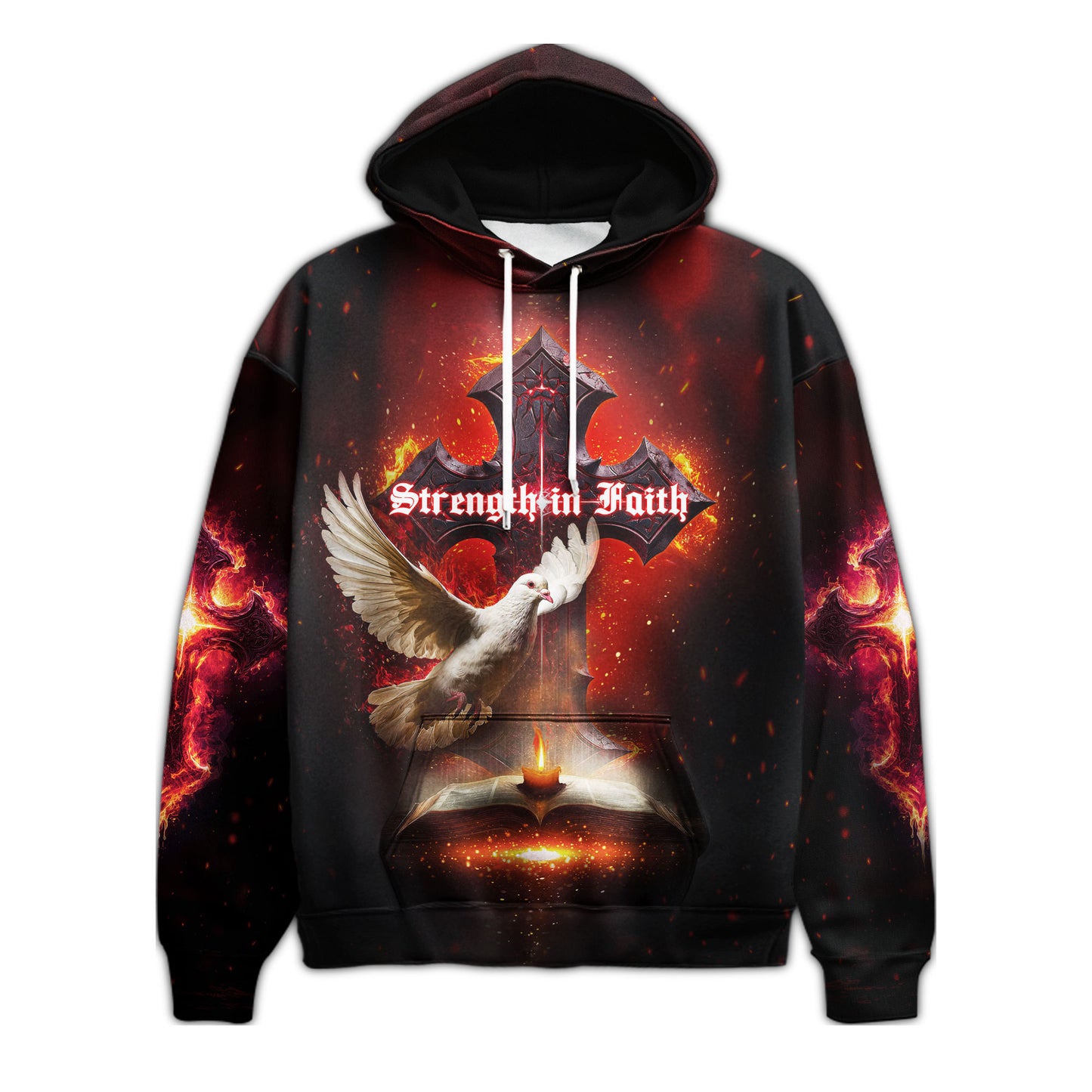 Strength of Faith Christian Hoodie