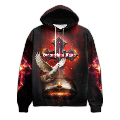 Strength of Faith Christian Hoodie