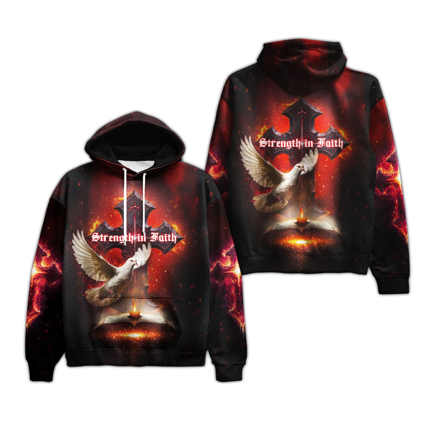 Strength of Faith Christian Hoodie