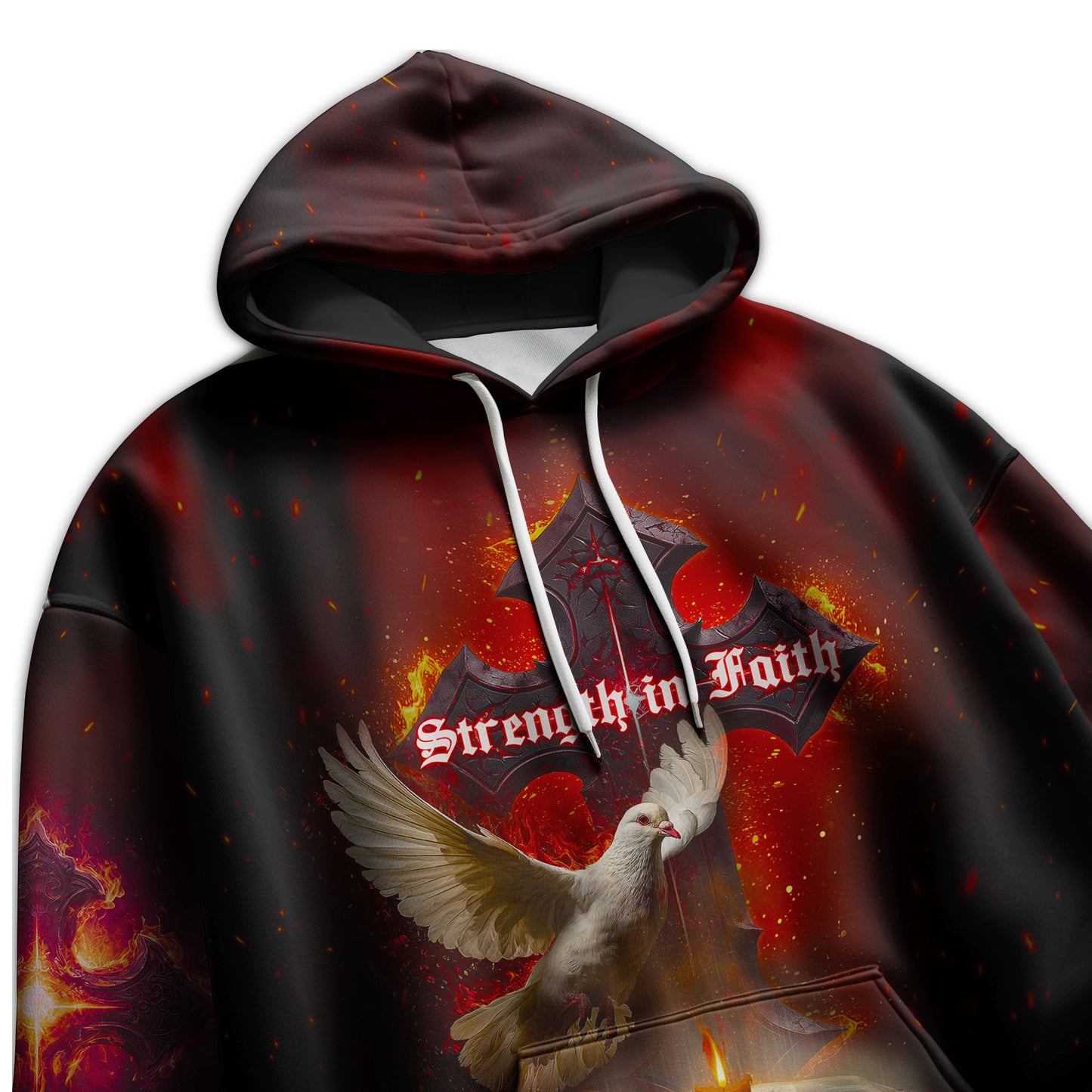 Strength of Faith Christian Hoodie