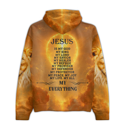 Light My King My Everything Christian Hoodie