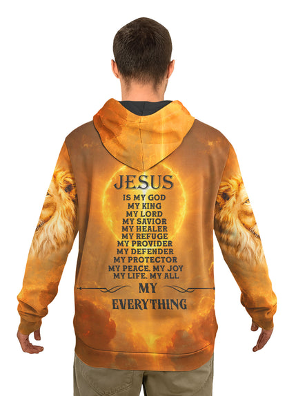 Light My King My Everything Christian Hoodie