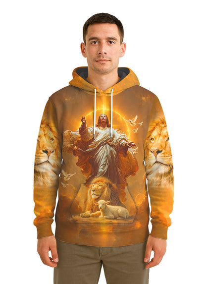 Light My King My Everything Christian Hoodie