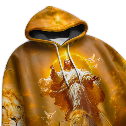 Light My King My Everything Christian Hoodie