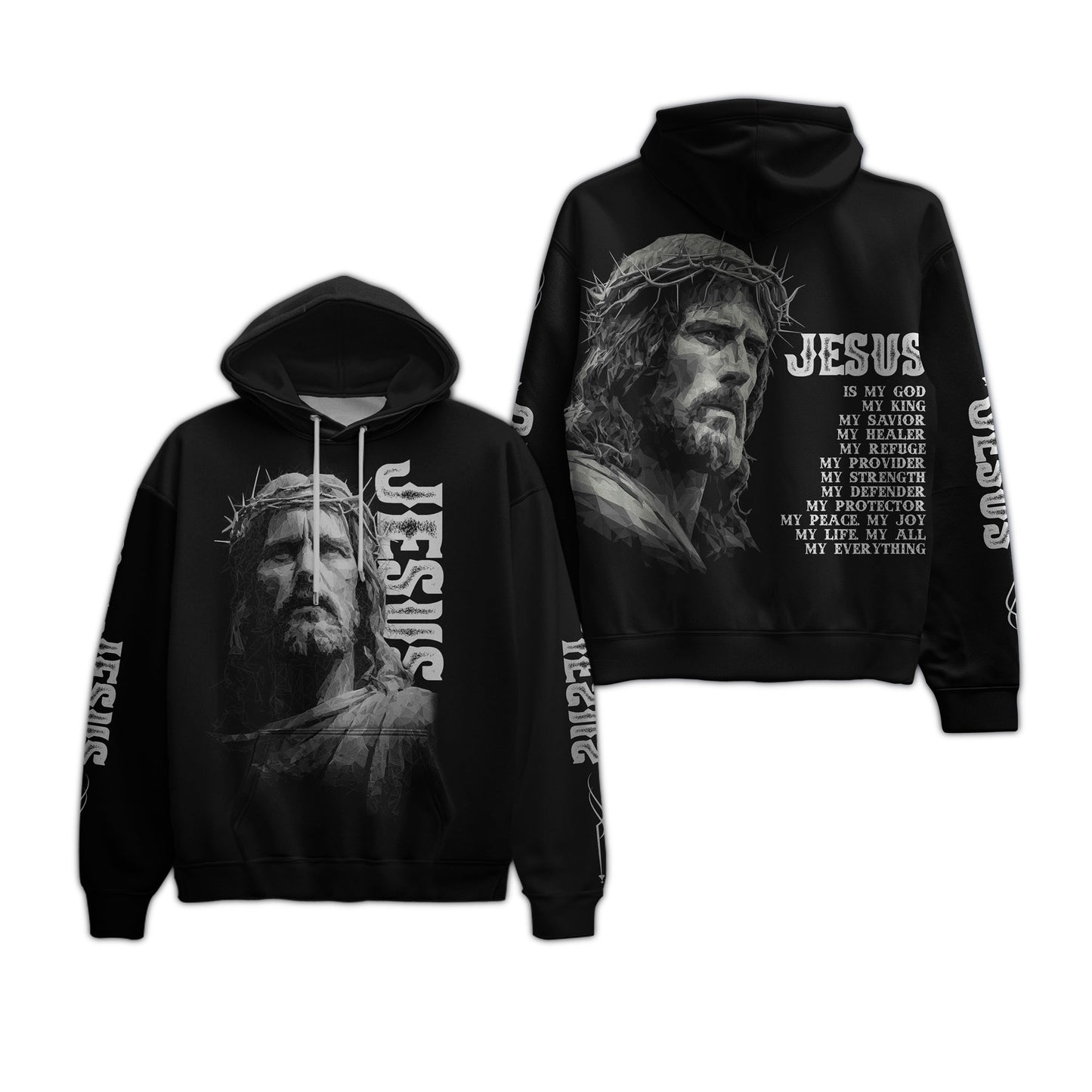 My Savior My Everything Christian Hoodie