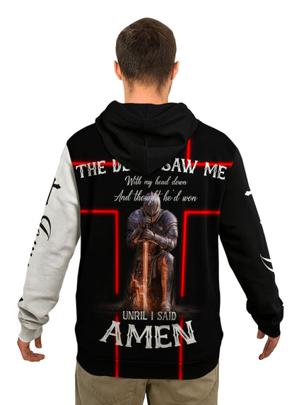 The Devil Saw me Christian Hoodie