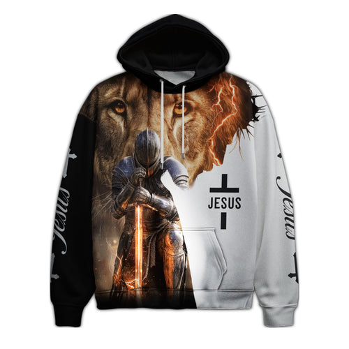 Warrior of Christ, Man of Faith Christian Hoodie