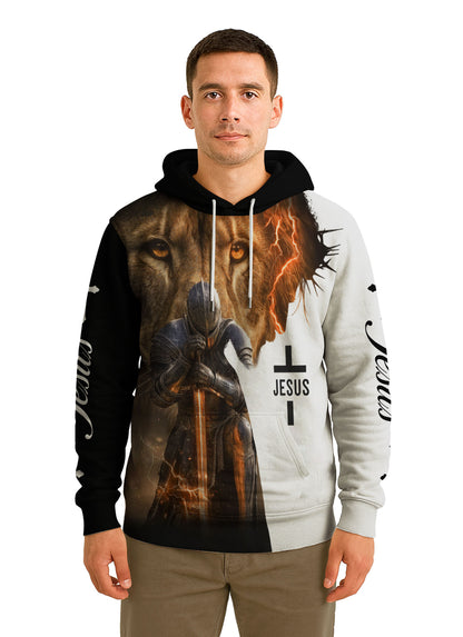 Warrior of Christ, Man of Faith Christian Hoodie