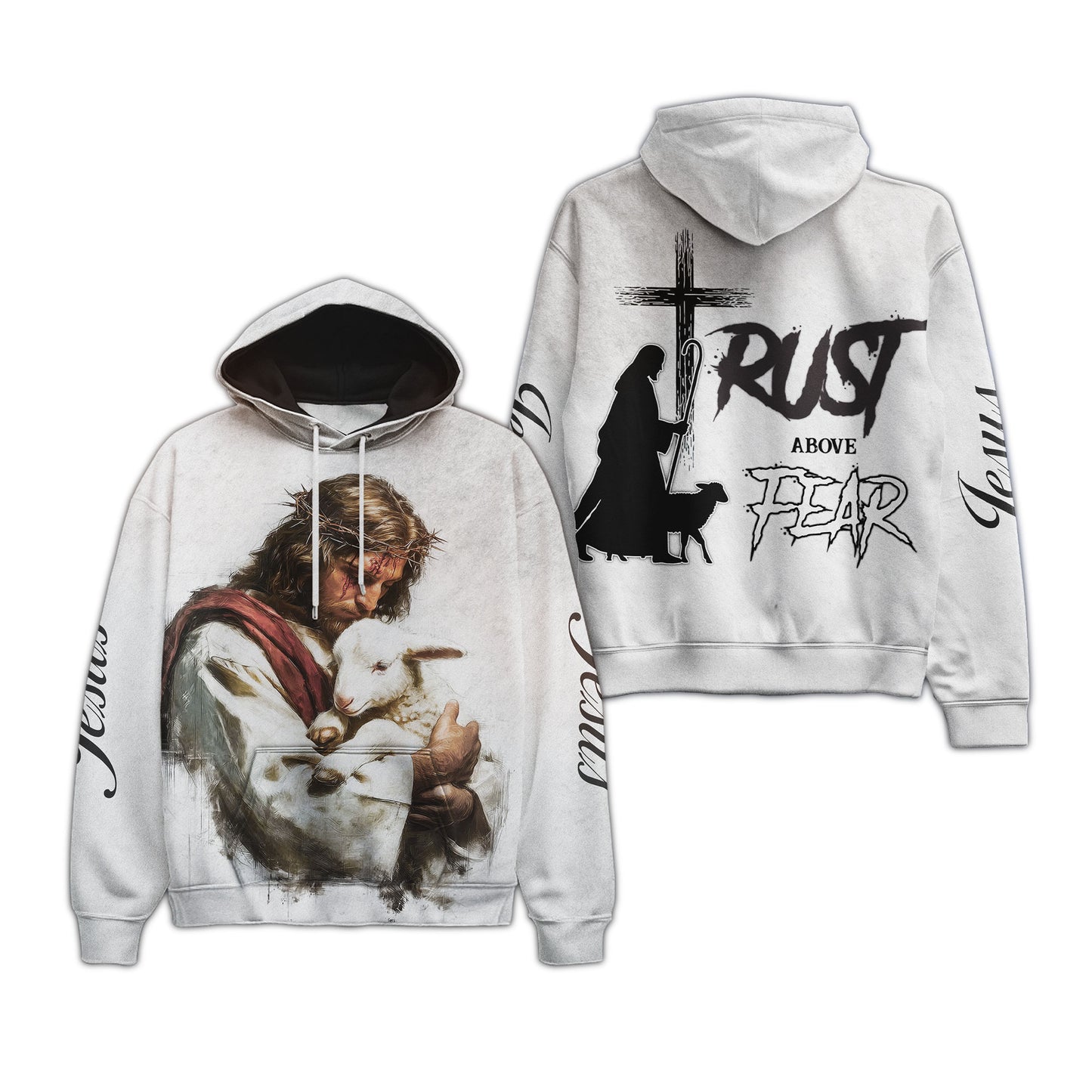 Trust Above Fear Christian Hoodie