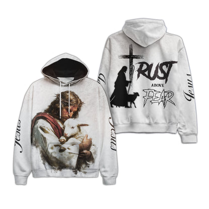 Trust Above Fear Christian Hoodie