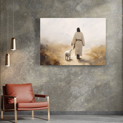 The Lost Sheep Painting Canvas Wall Art