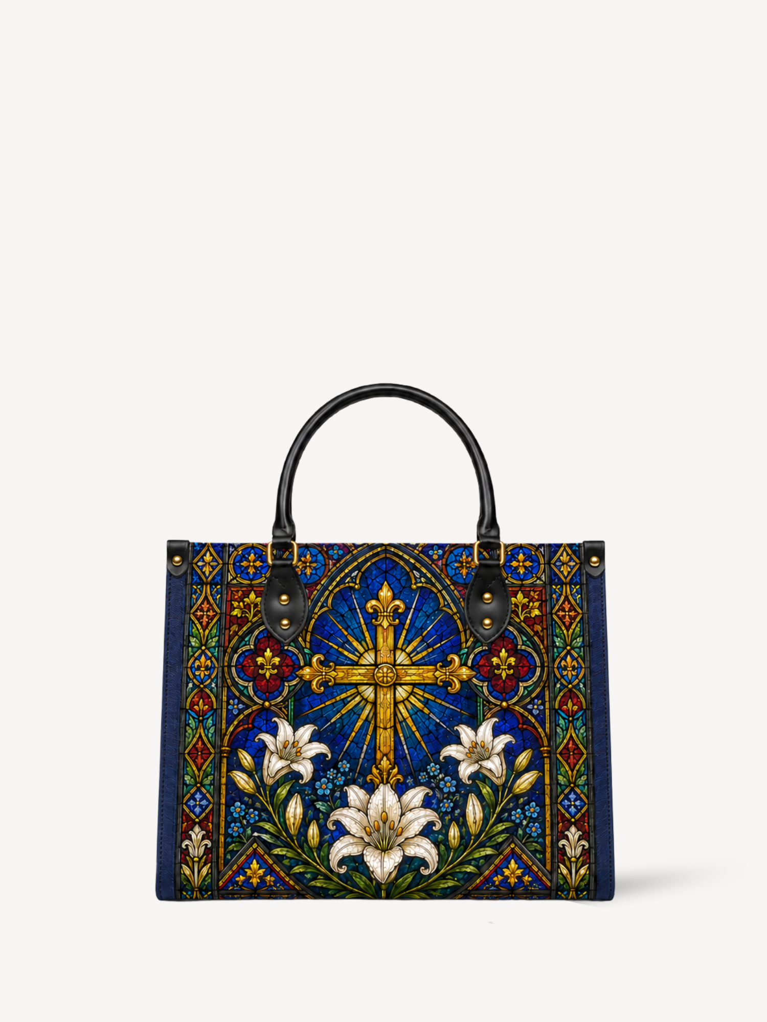 "Lilium Crucis"  Leather Handbag