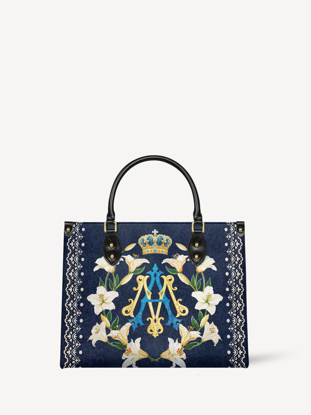 "Lilium Mariae" Leather Handbag