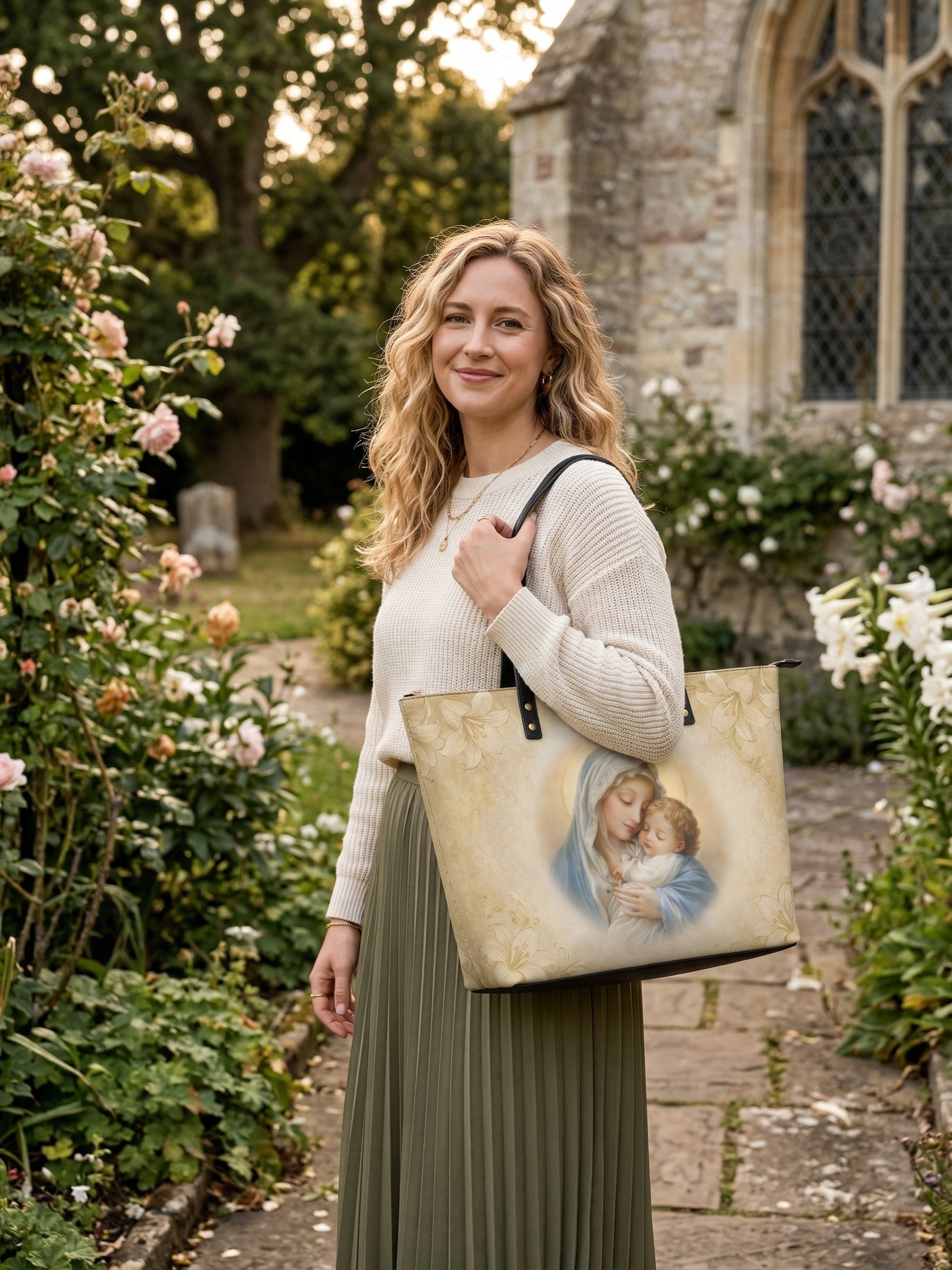 "Madonna" Leather Tote Bag