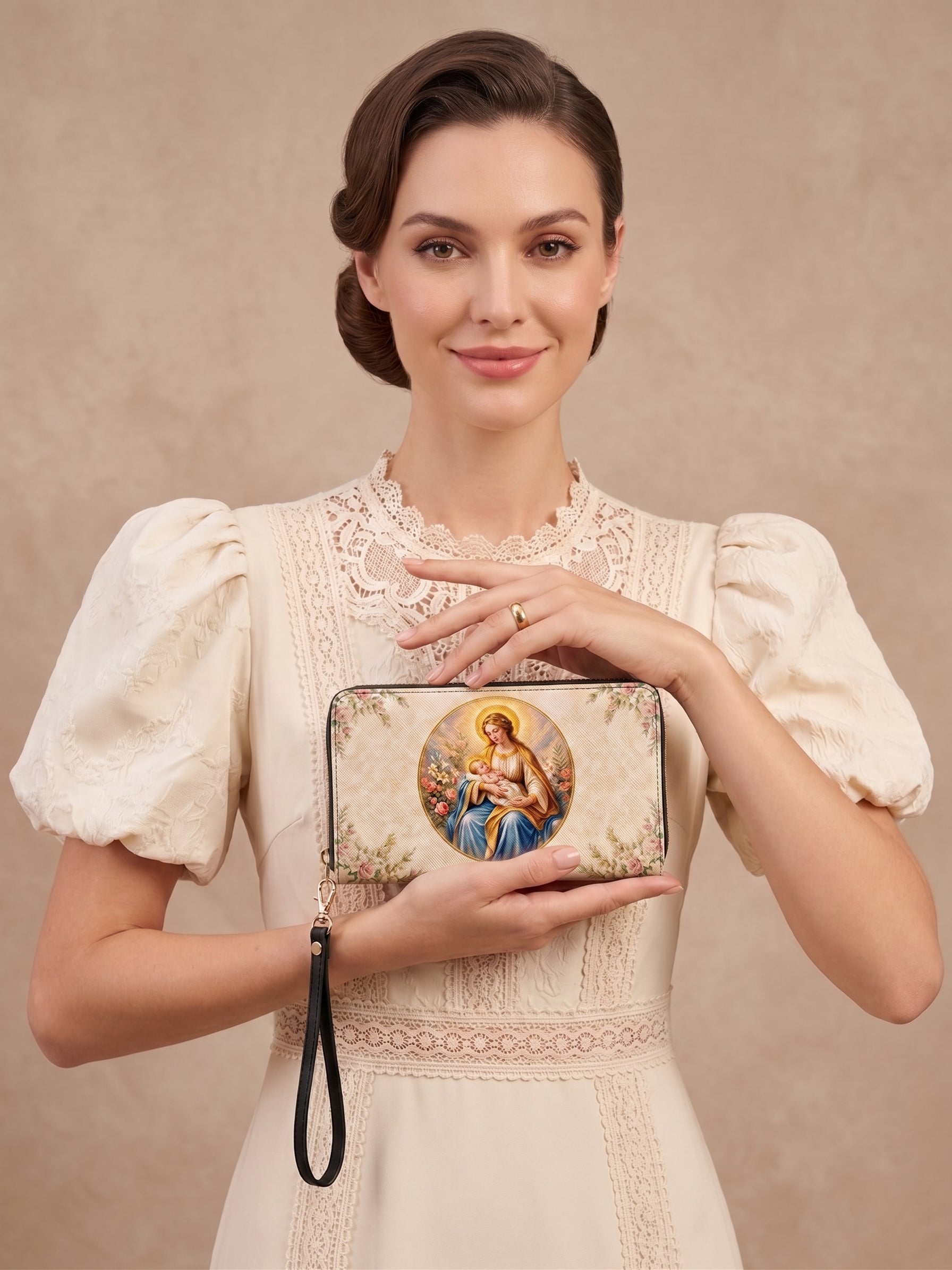 "Mater Dei" Leather Wallet