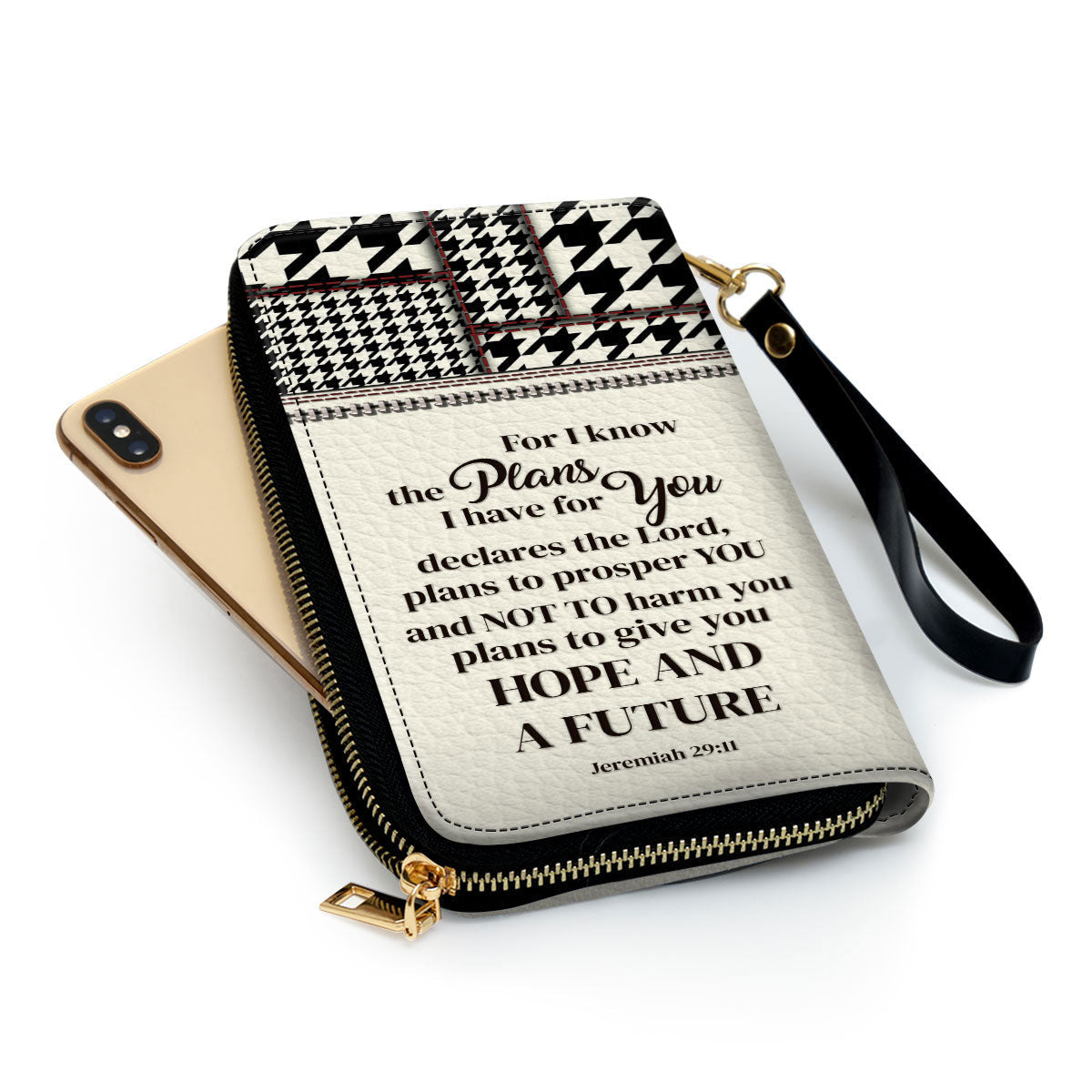 For I Know The Plans I Have For You Jeremiah 29:11 - Unique Personalized Leather Long Wallets - AT4080848