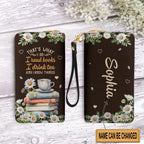 Christianartbag Clutch Purse, Thats What I Do I Read Books I Drink Tea And I Know Things Clutch Purse For Women, Personalized Name, Christian Gifts For Women, CAB01050124.