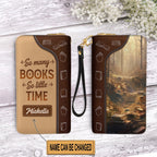 Christianartbag Clutch Purse, So Many Books So Little Time Clutch Purse For Women, Personalized Name, Christian Gifts For Women, CAB02050124.