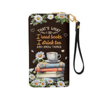 Christianartbag Clutch Purse, Thats What I Do I Read Books I Drink Tea And I Know Things Clutch Purse For Women, Personalized Name, Christian Gifts For Women, CAB01050124.