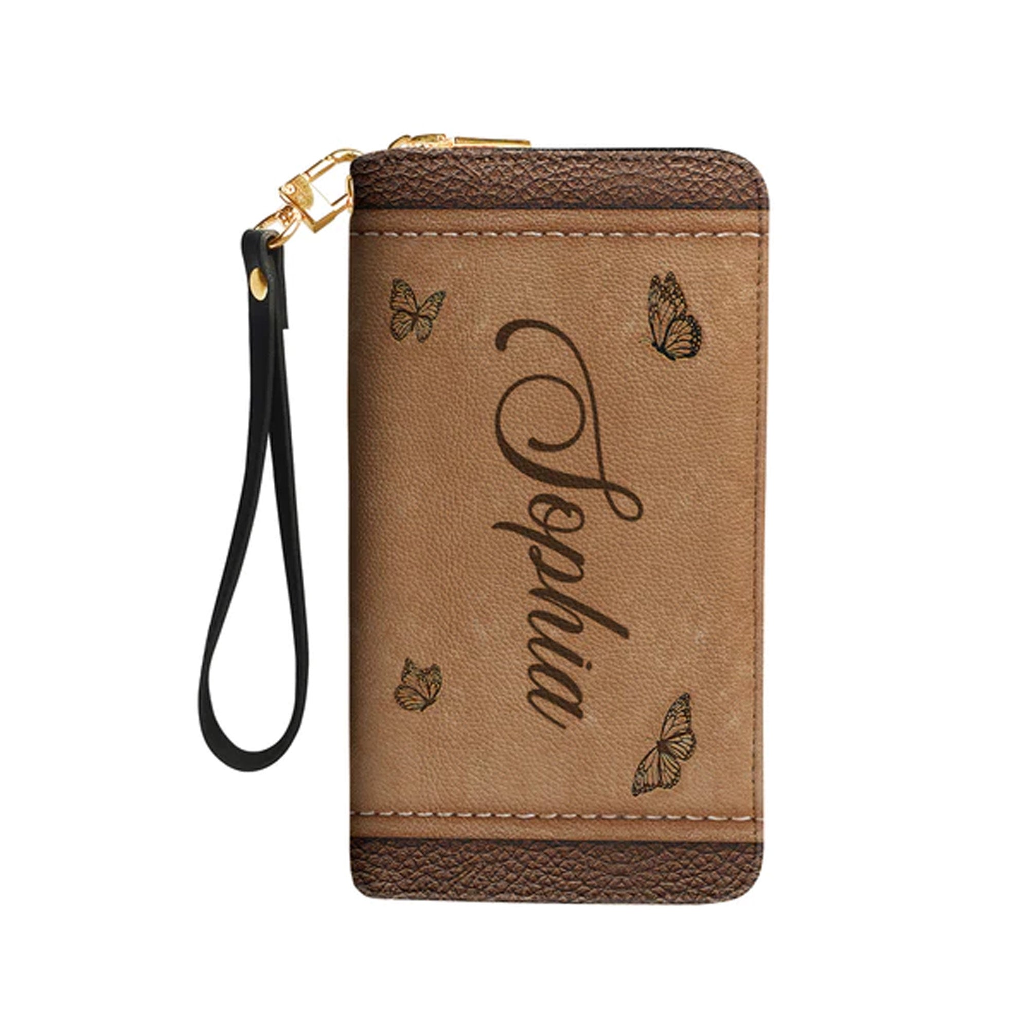Christianartbag Clutch Purse, Way Maker Miracle Worker Butterfly Clutch Purse For Women, Personalized Name, Christian Gifts For Women, CAB05050124.