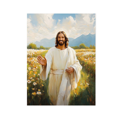 Christian Flower Poster Wall Art