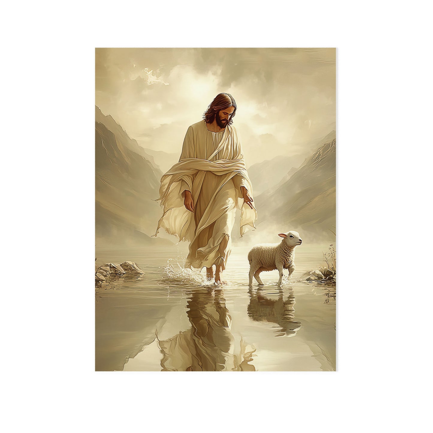 Walking On Water Poster Wall Art