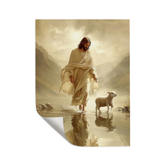 Walking On Water Poster Wall Art