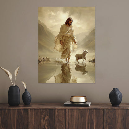 Walking On Water Poster Wall Art