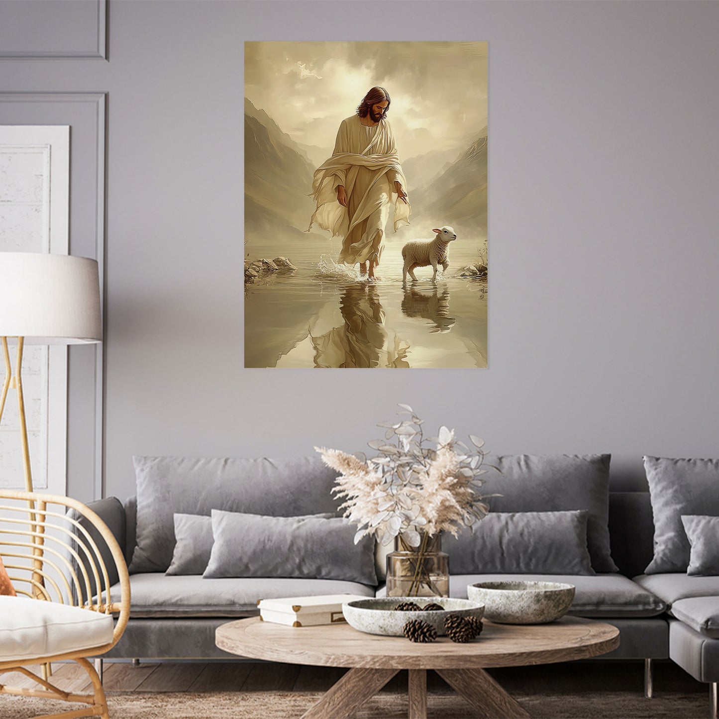 Walking On Water Poster Wall Art