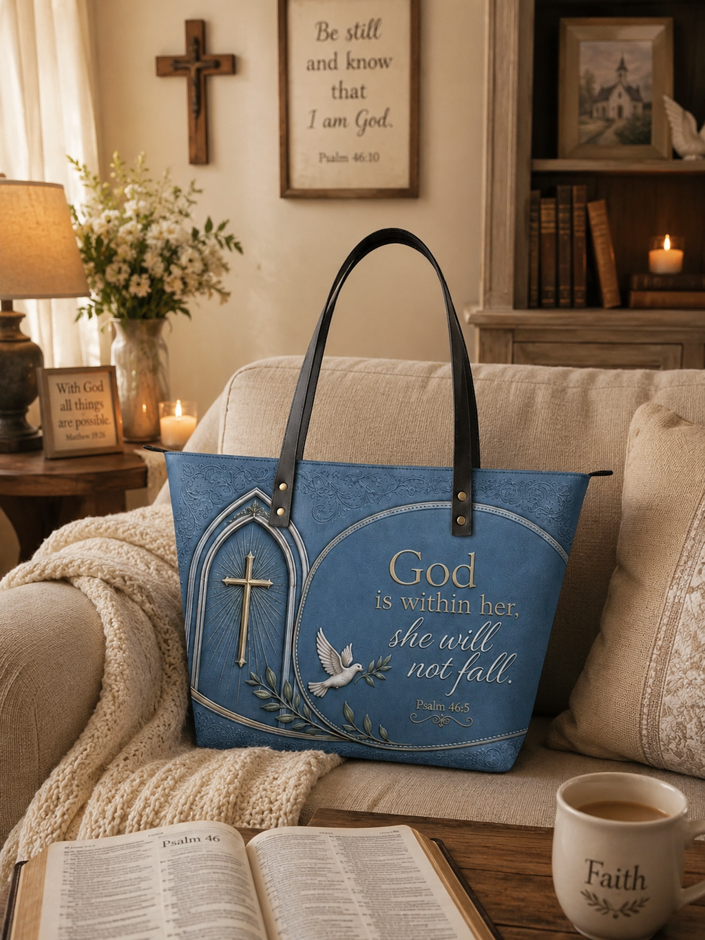 "Praesentia" Leather Tote Bag