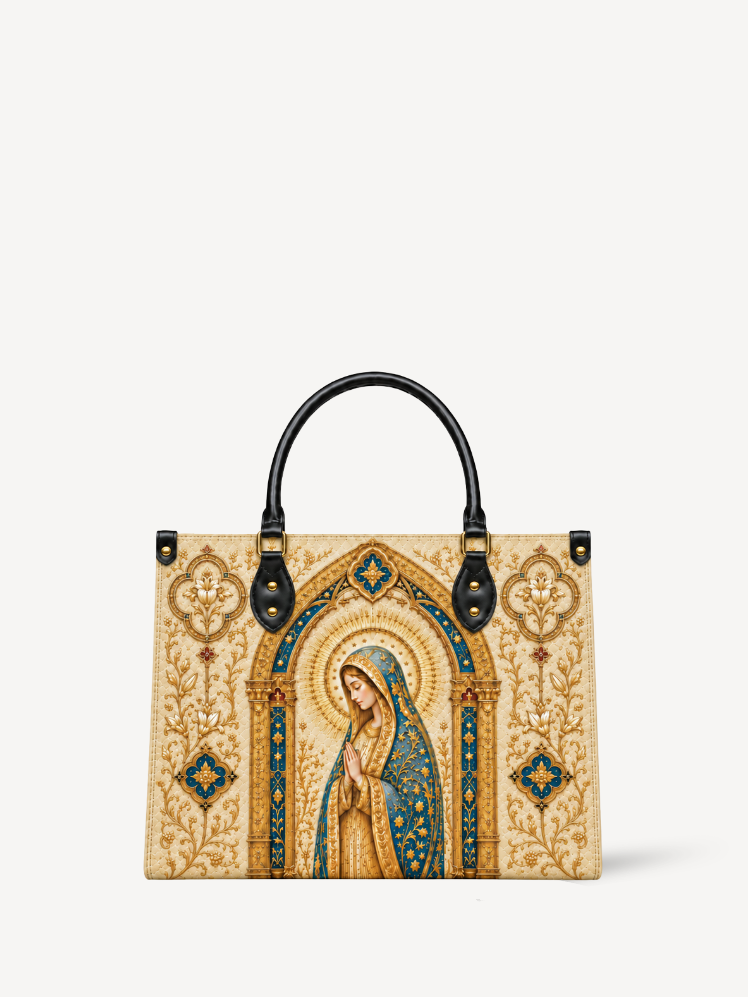 "Regina Caeli" Leather Handbag