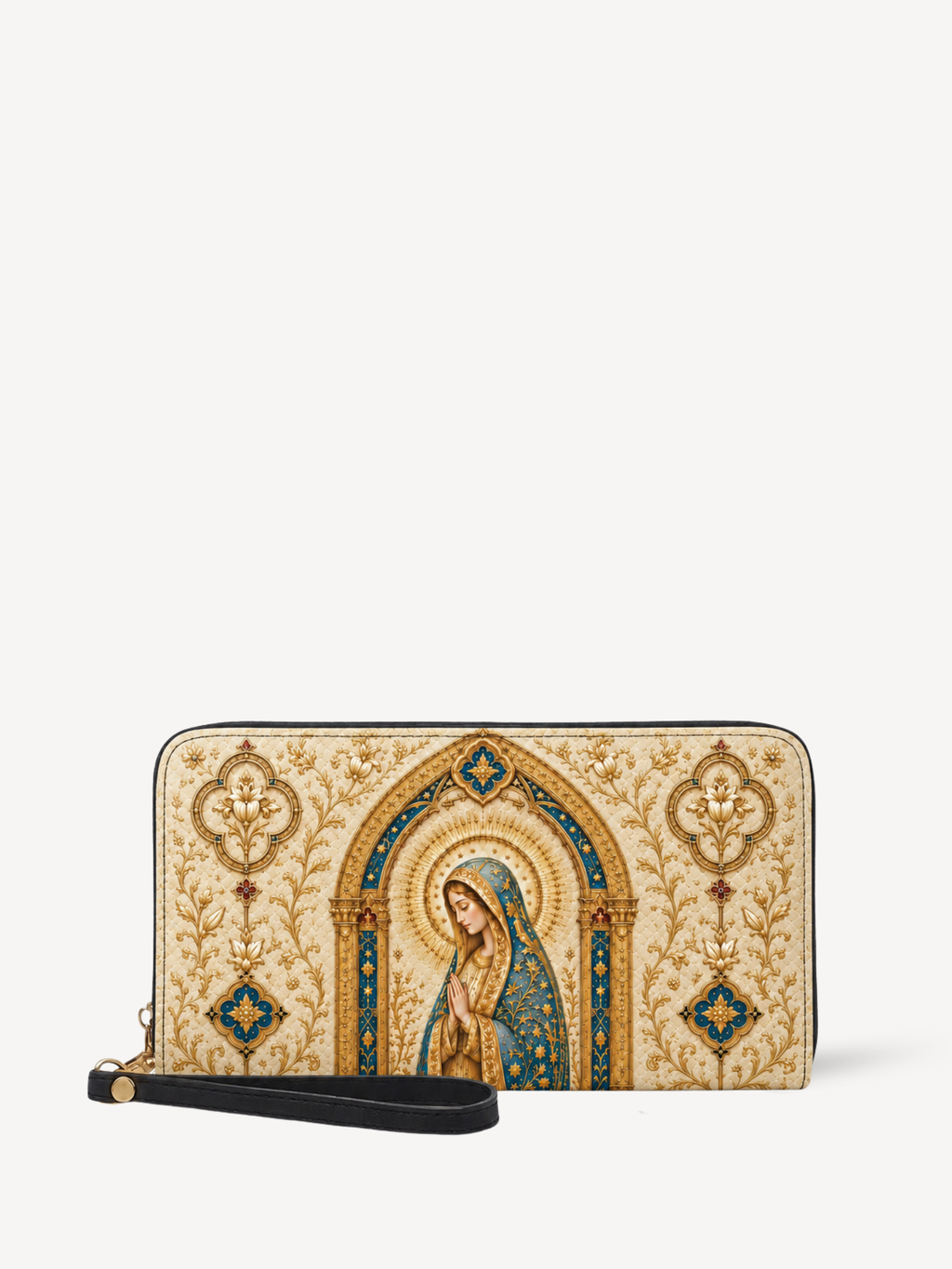 "Regina Caeli" Leather Wallet
